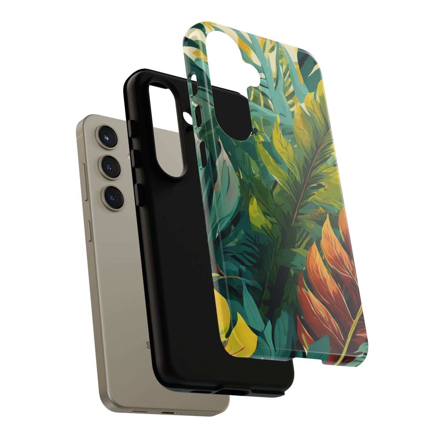 Tropical Leaf Tough Phone Case