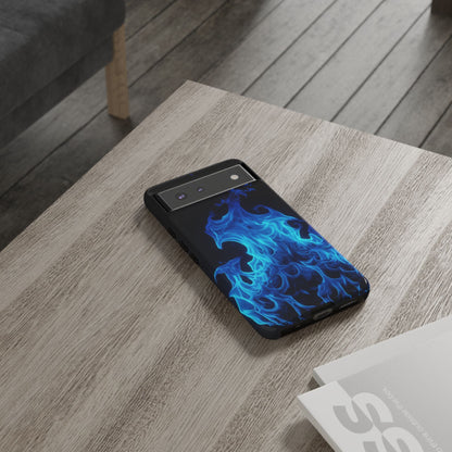 Blue Flames Tough  Phone Case