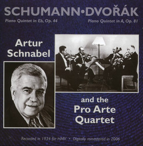 ARTUR SCHNABEL - Piano Quintets Music CD