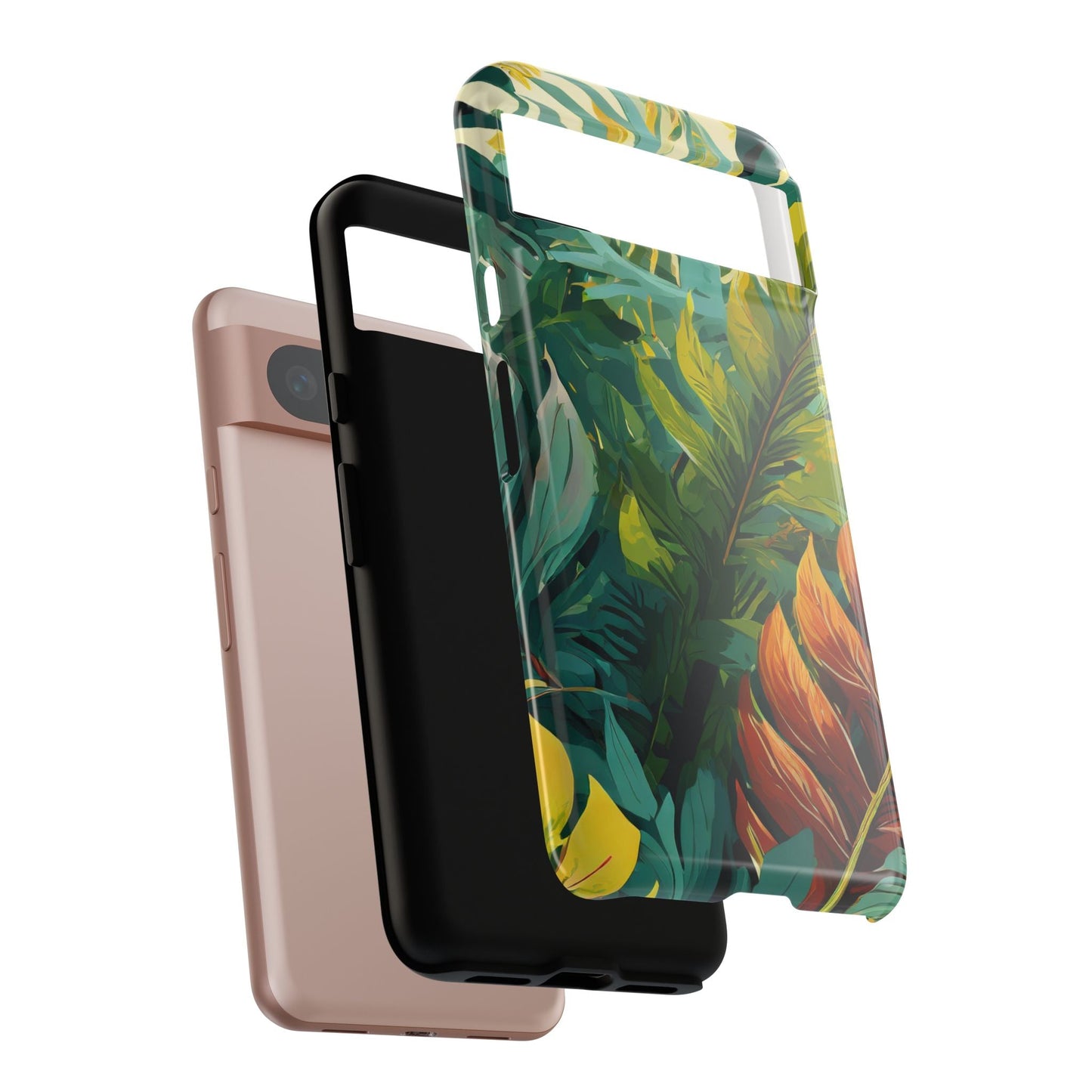 Tropical Leaf Tough Phone Case