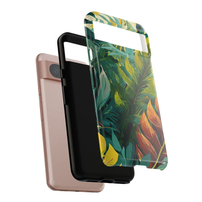 Tropical Leaf Tough Phone Case