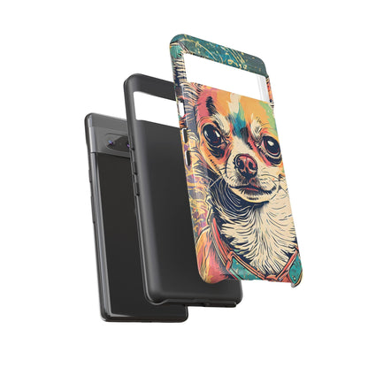 Abstract Chihuahua Tough Phone Cases