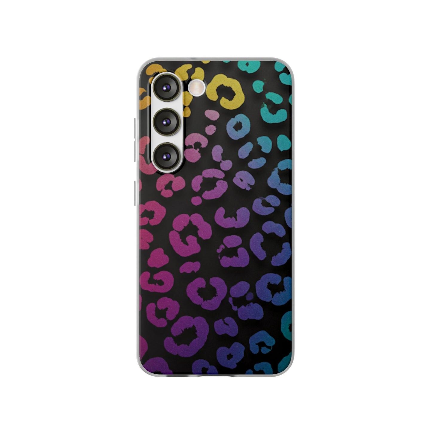 Vibrant Leopard Print Flexi Phone Case