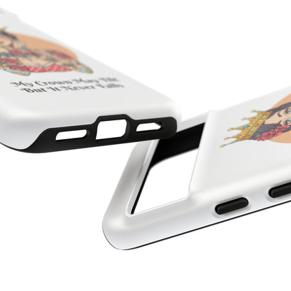 My Crown Never Falls Tattooed Girl Tough Phone Case