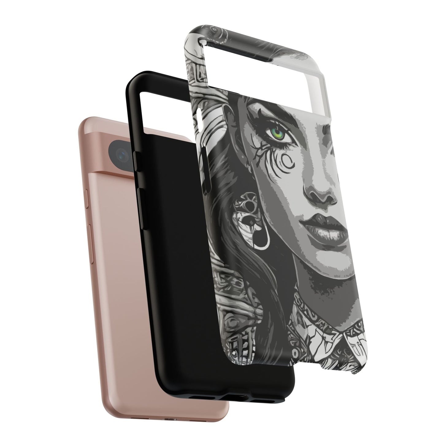 Green Eyed Devilish Beauty Tough Phone Case