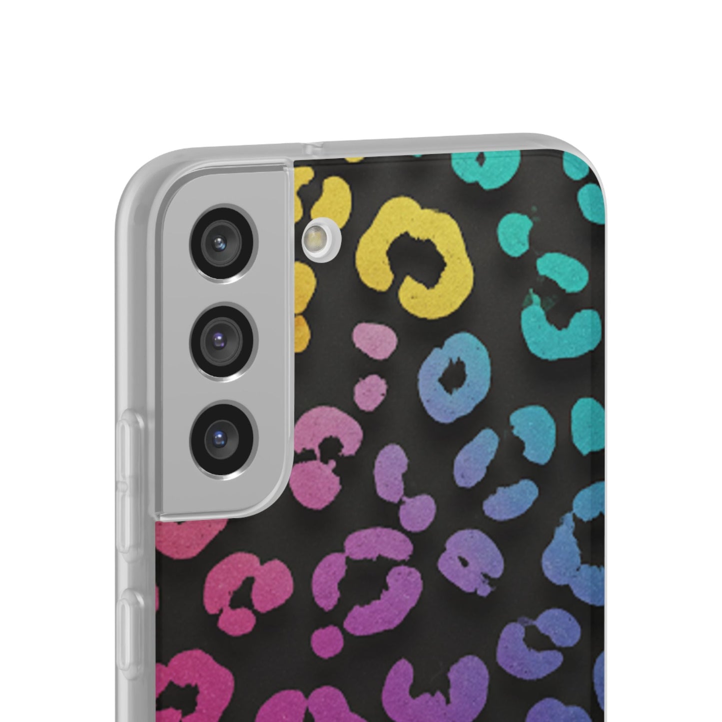 Vibrant Leopard Print Flexi Phone Case
