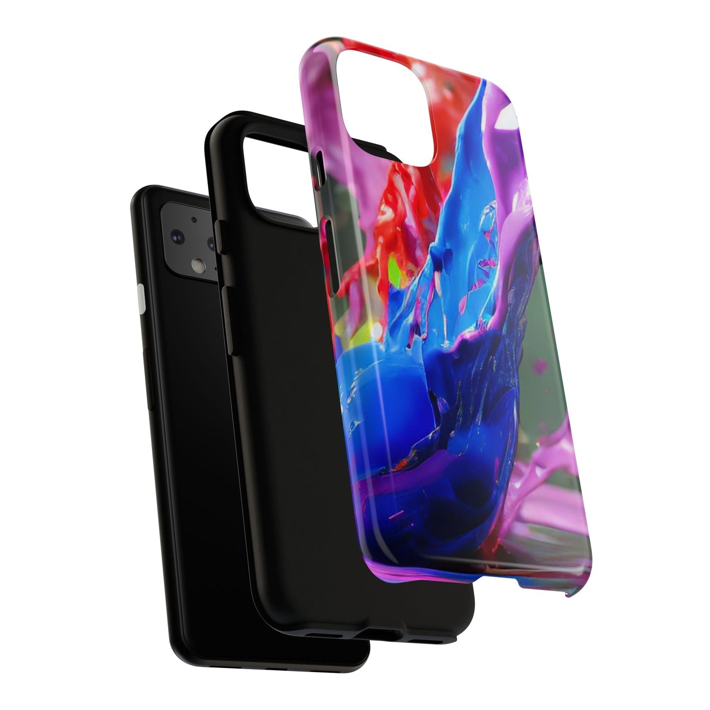 Vibrant Color Splash Tough Phone Case