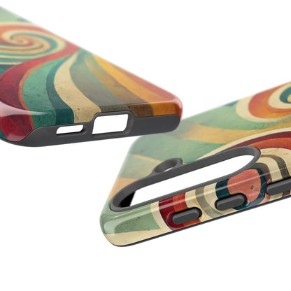 Colorful Swirl Tough Phone Case