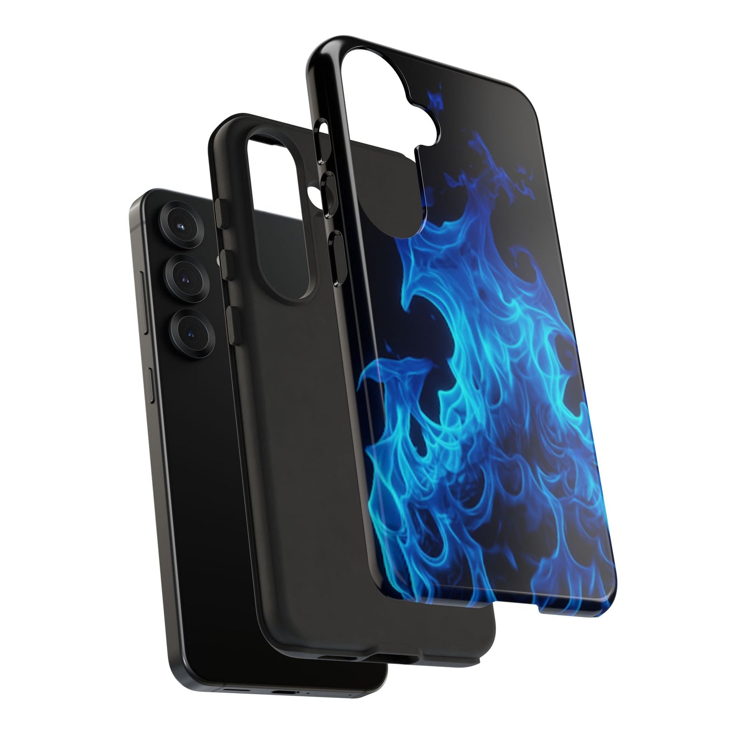 Blue Flames Tough  Phone Case