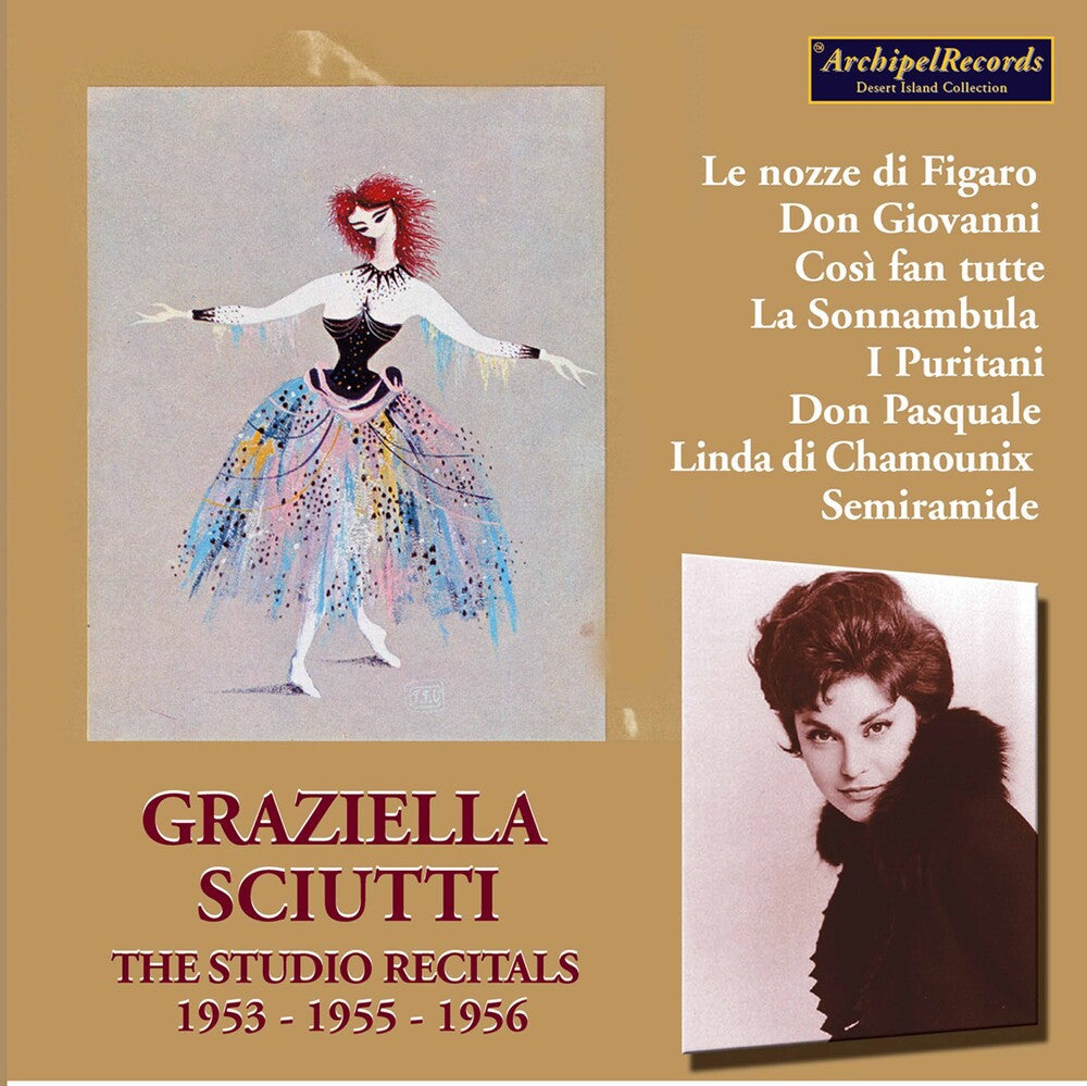 Mozart / Bellini / Donizetti / Sciutti - Studio Recordigns Music CD