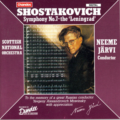 Shostakovich / Jarvi / Scottish National Orch - Symphony 7 " Leningrad " - Music CD