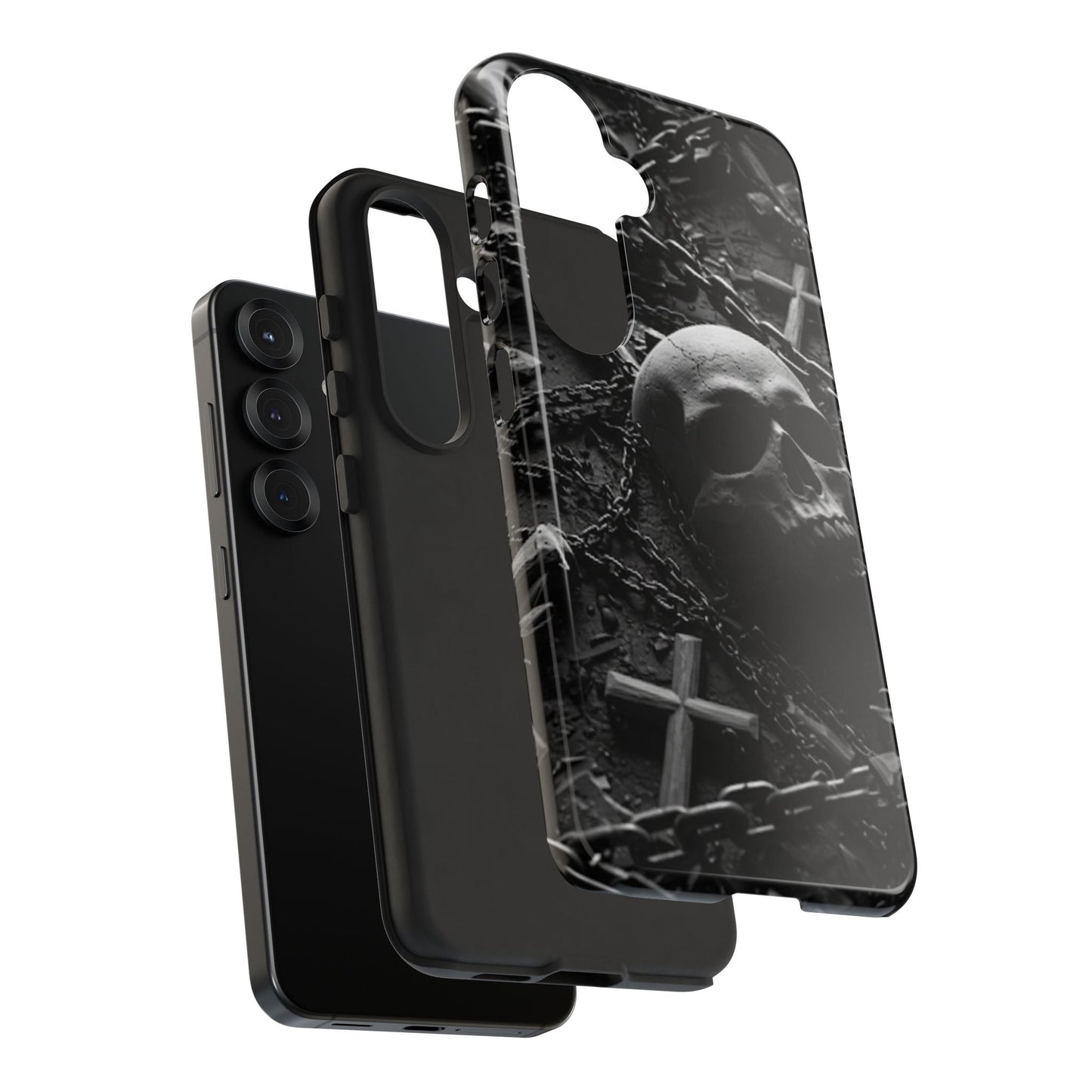 Gothic Skull Tough Phone Case