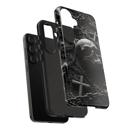 Gothic Skull Tough Phone Case