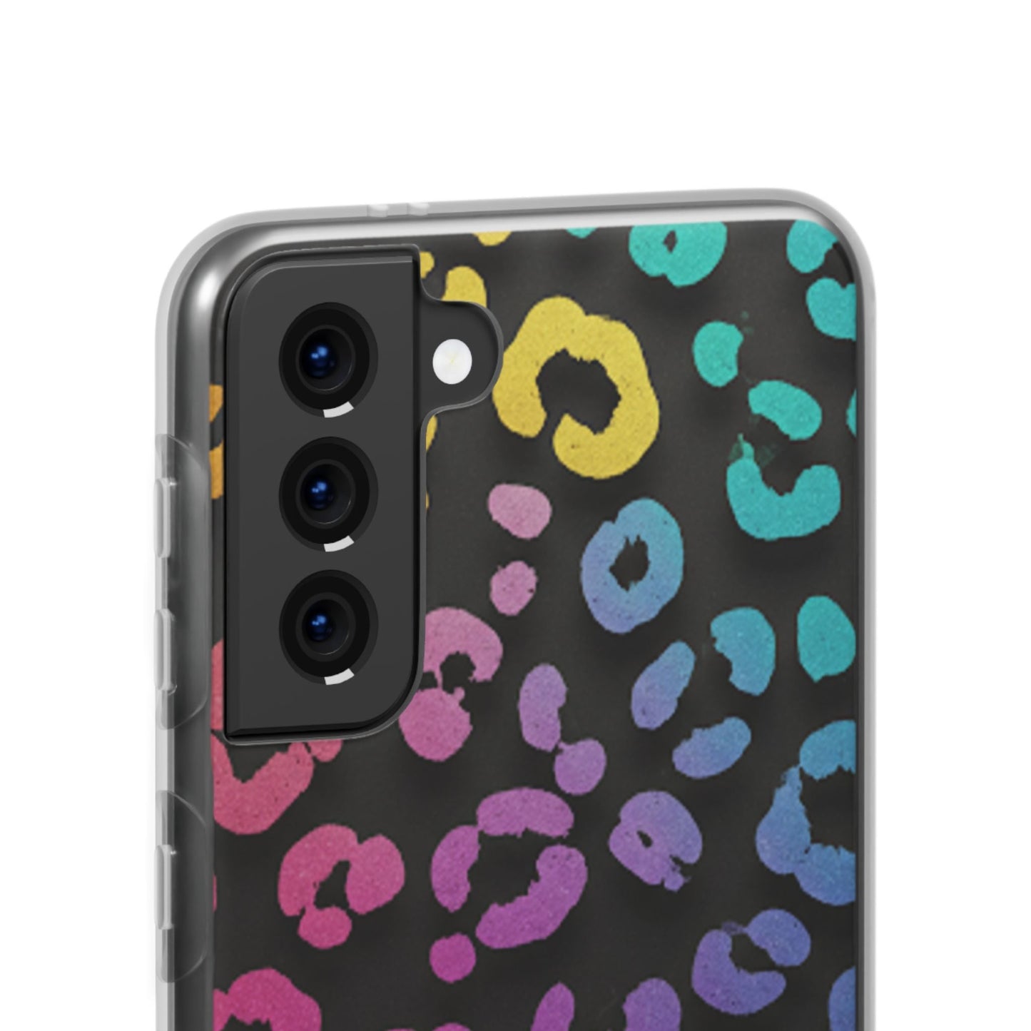 Vibrant Leopard Print Flexi Phone Case