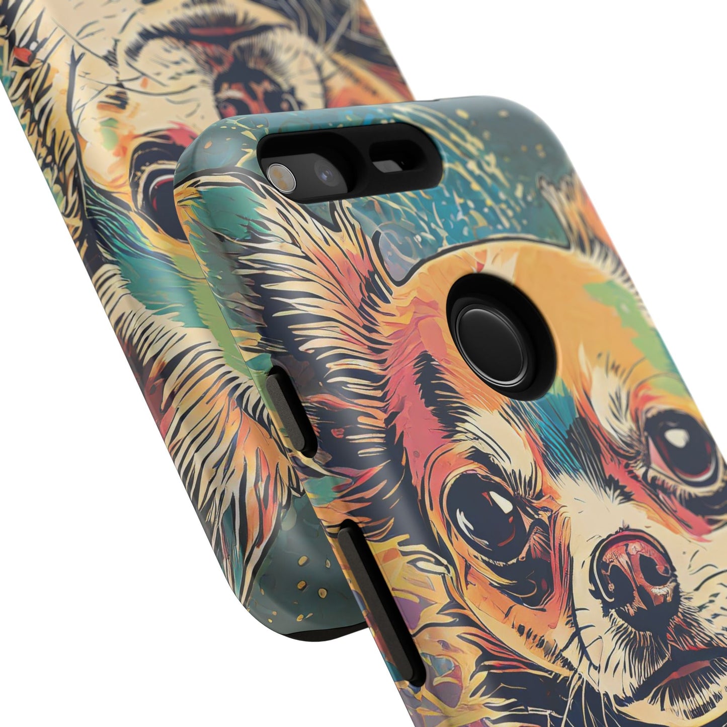 Abstract Chihuahua Tough Phone Cases