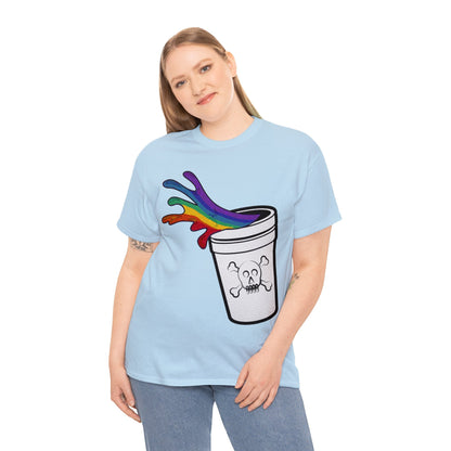 Rainbow Slushy Unisex Heavy Cotton Tee