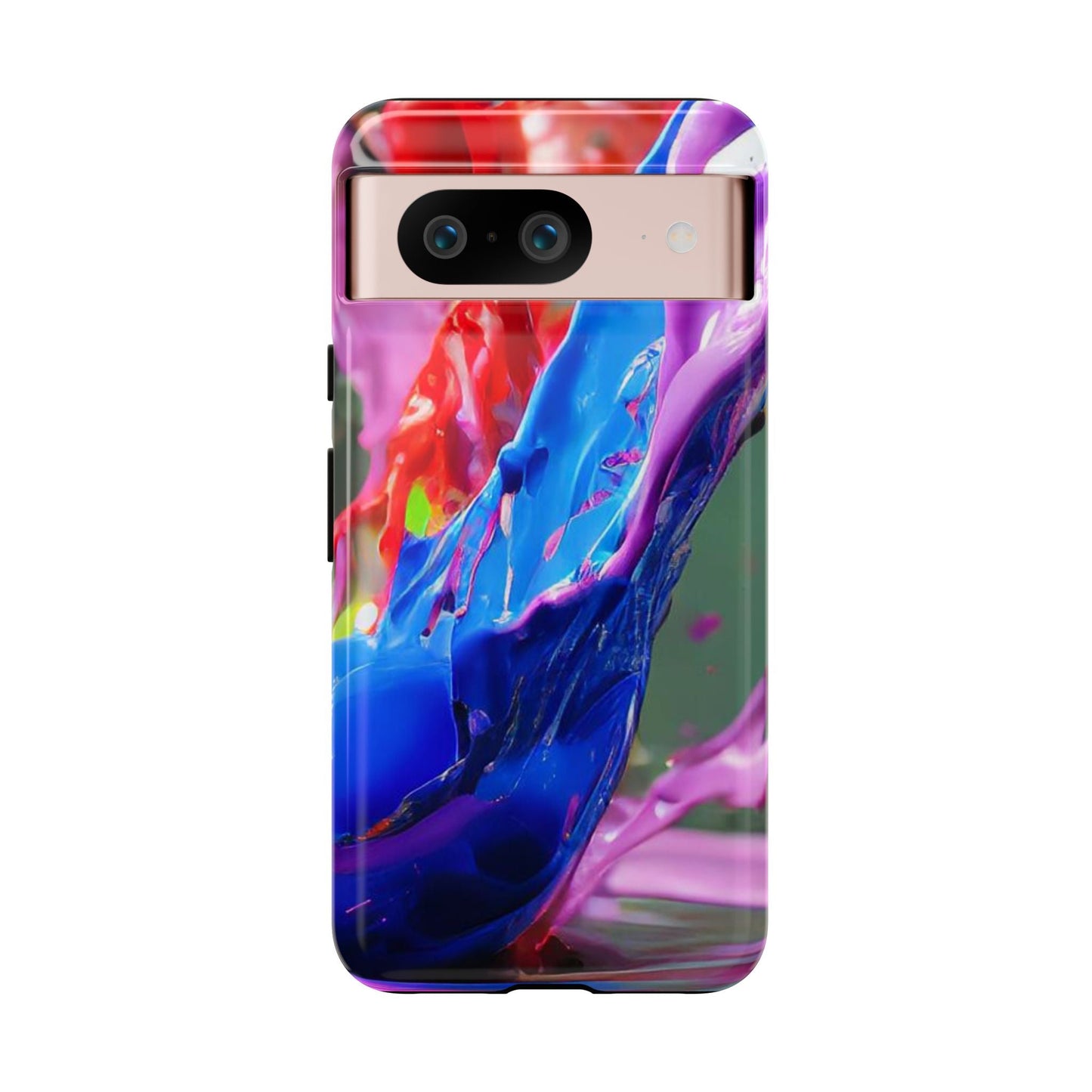 Vibrant Color Splash Tough Phone Case
