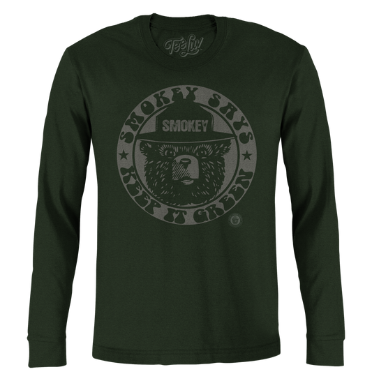 Smokey "Keep It Green" Long Sleeve T-Shirt - Green
