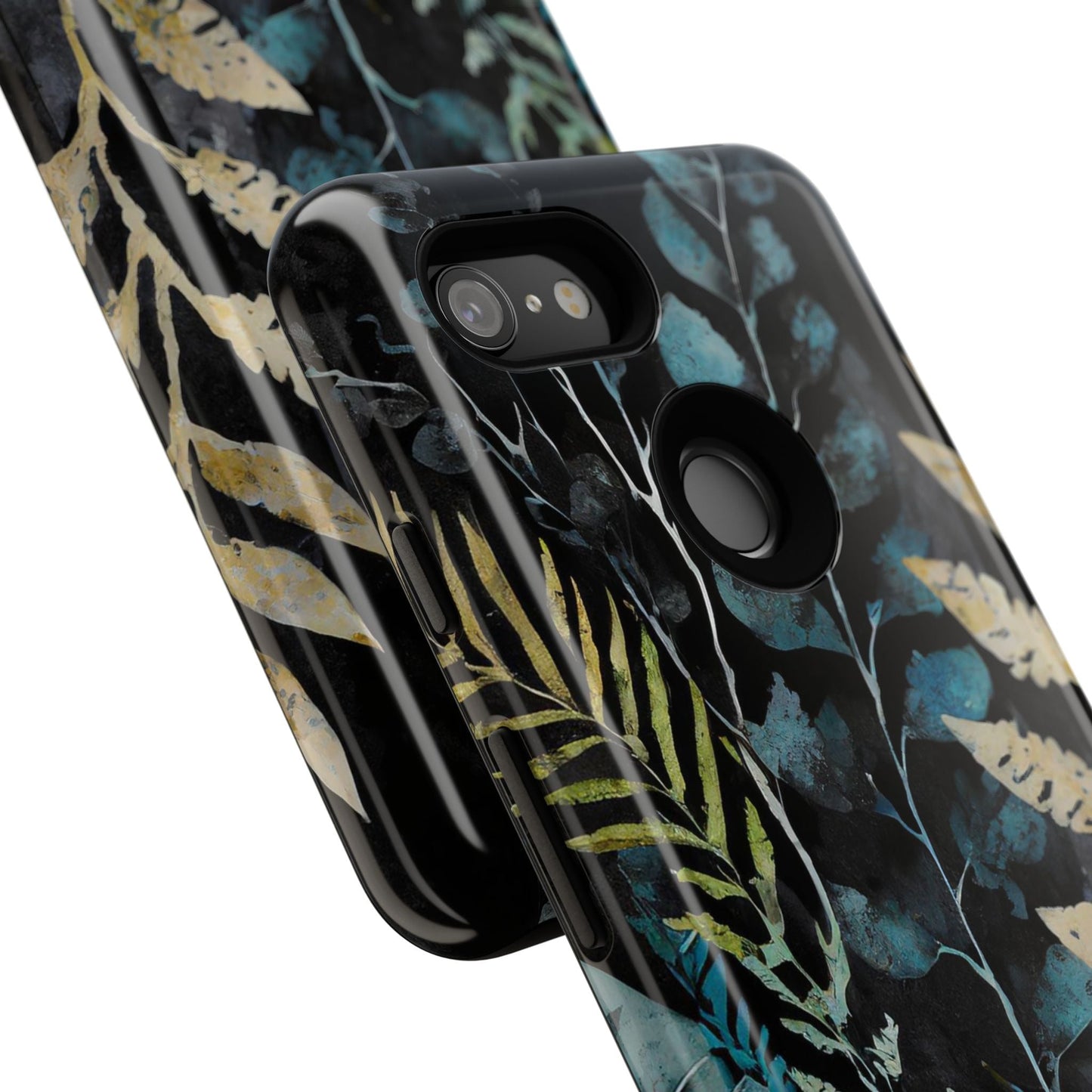 Dark Floral Tough Phone Case