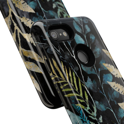 Dark Floral Tough Phone Case