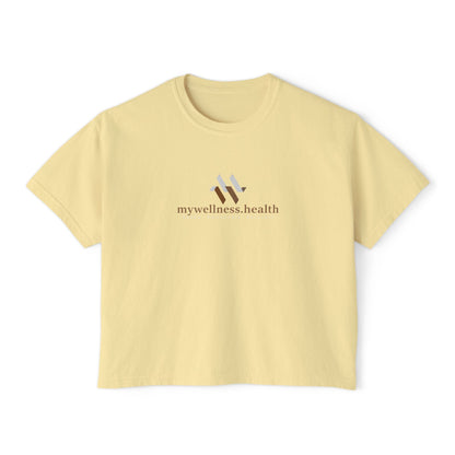 Women's mywellness.health Boxy Tee