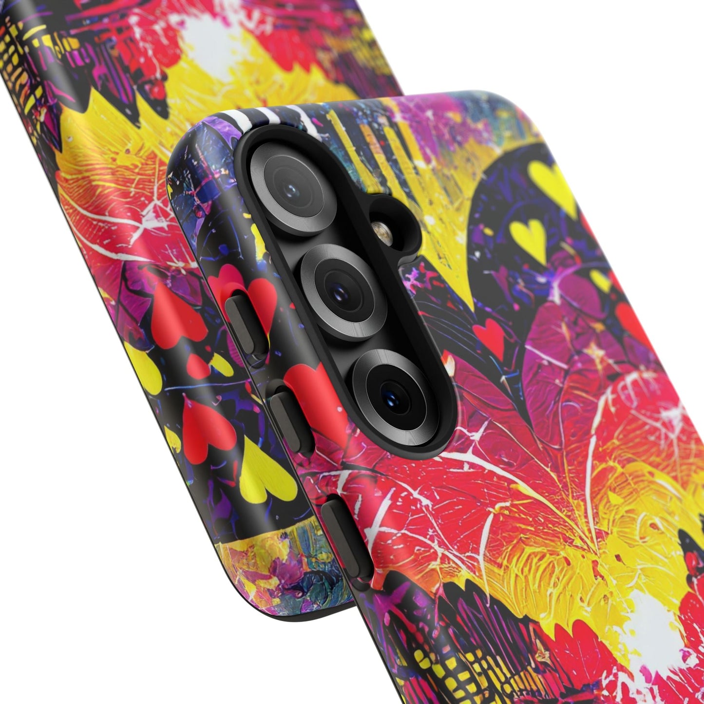 Vibrant Heart Sunset Tough Phone Case