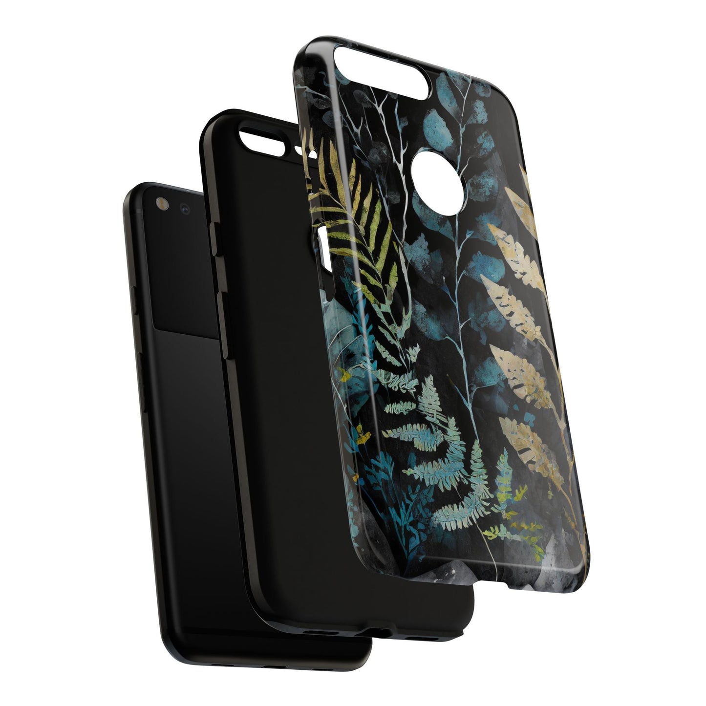 Dark Floral Tough Phone Case