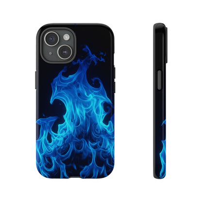 Blue Flames Tough  Phone Case