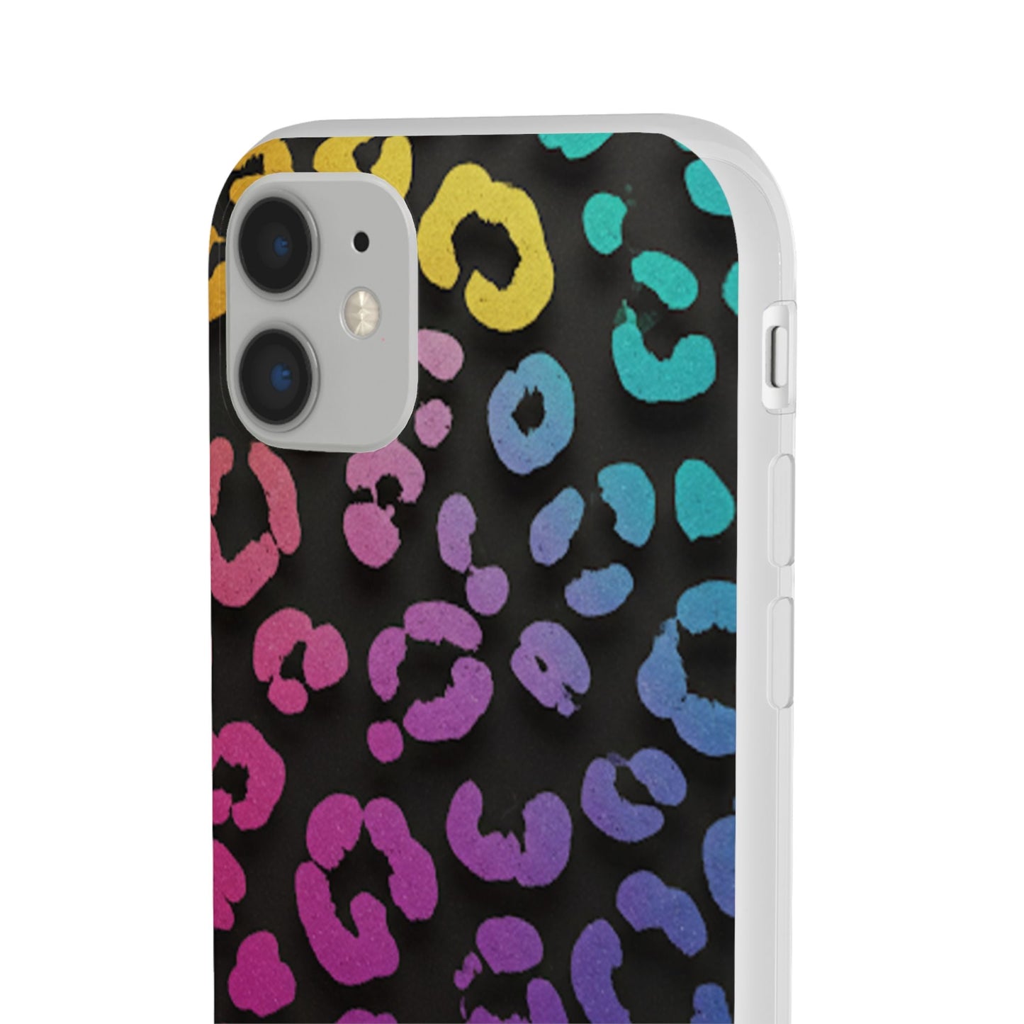 Vibrant Leopard Print Flexi Phone Case