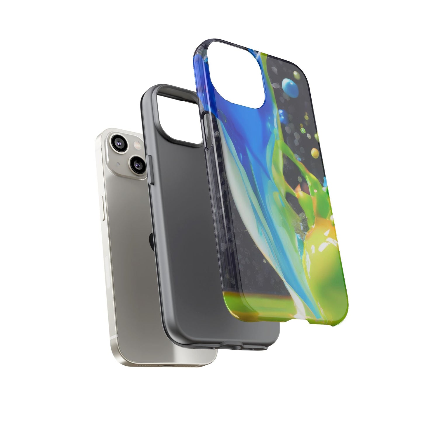 Vibrant Paint Splash Phone Case - Tough & Stylish Protection