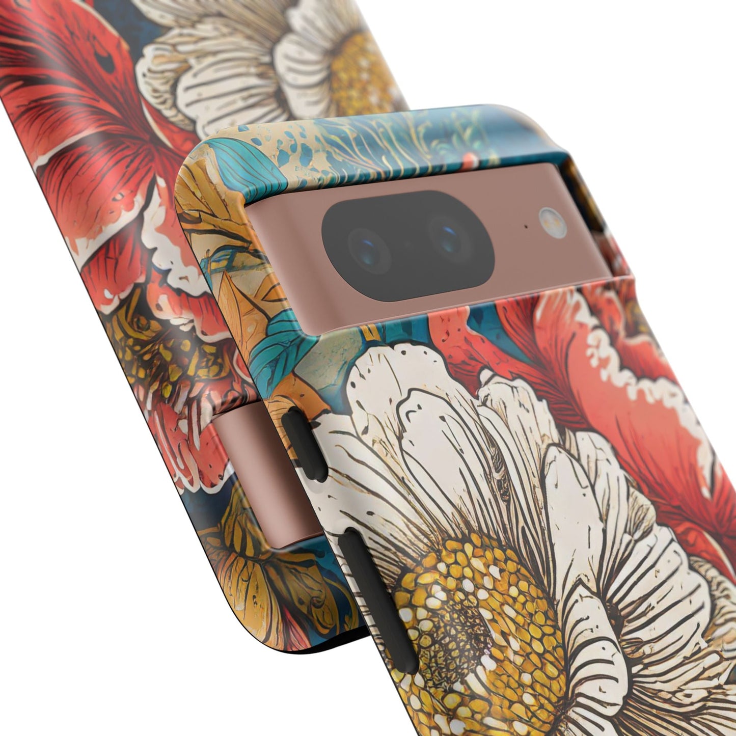 Artistic Floral Tough Phone Case