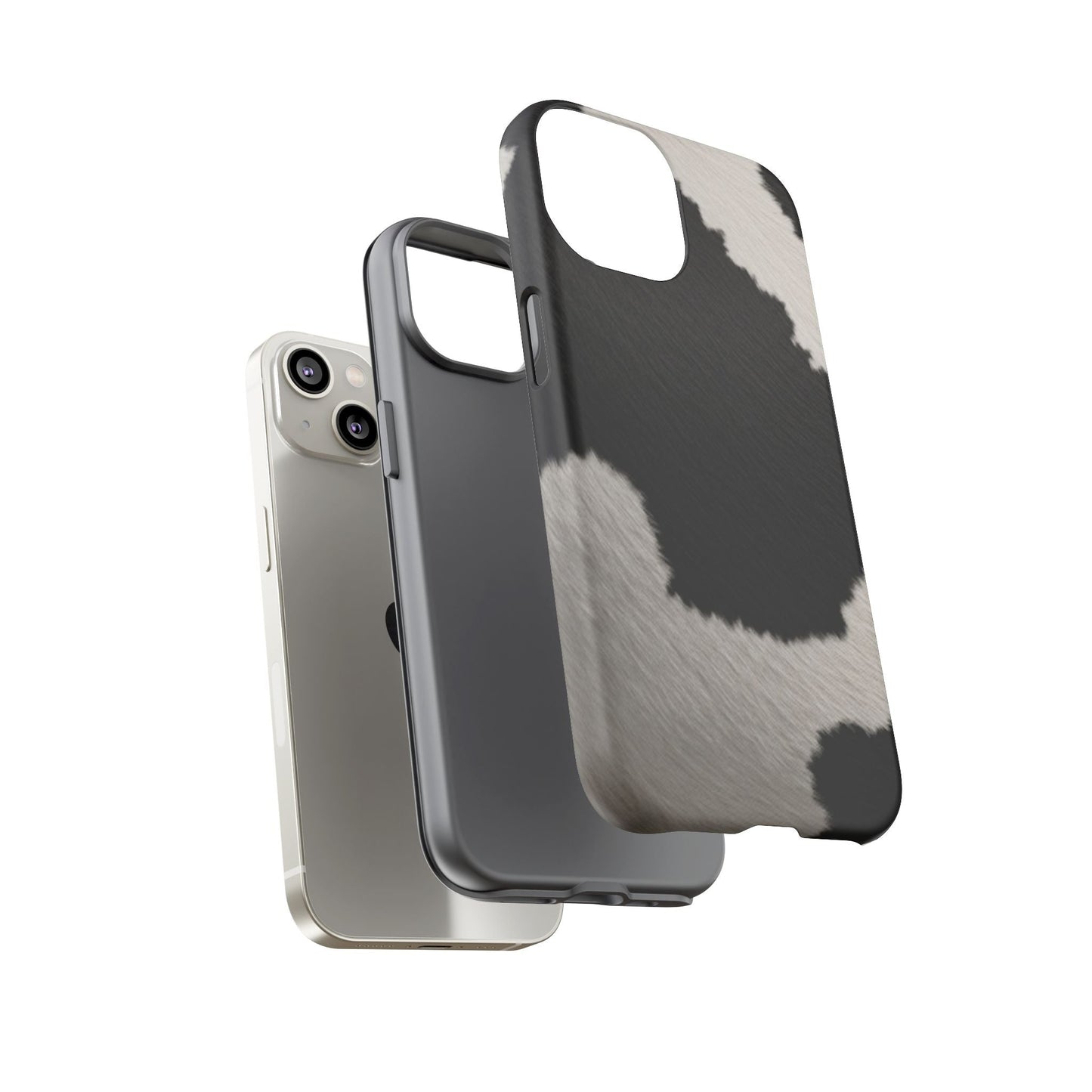 Stylish Cow Print Tough Phone Case