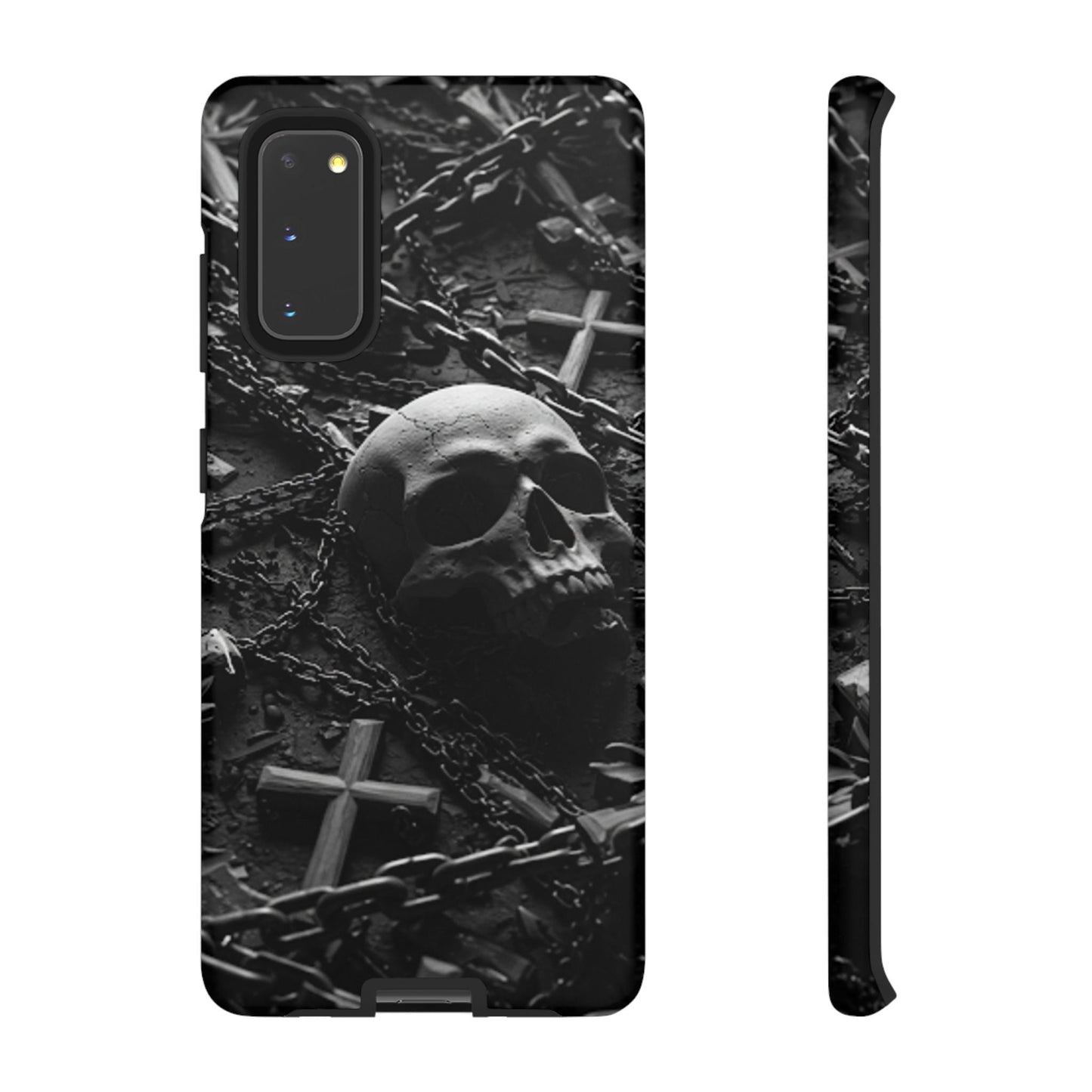 Gothic Skull Tough Phone Case