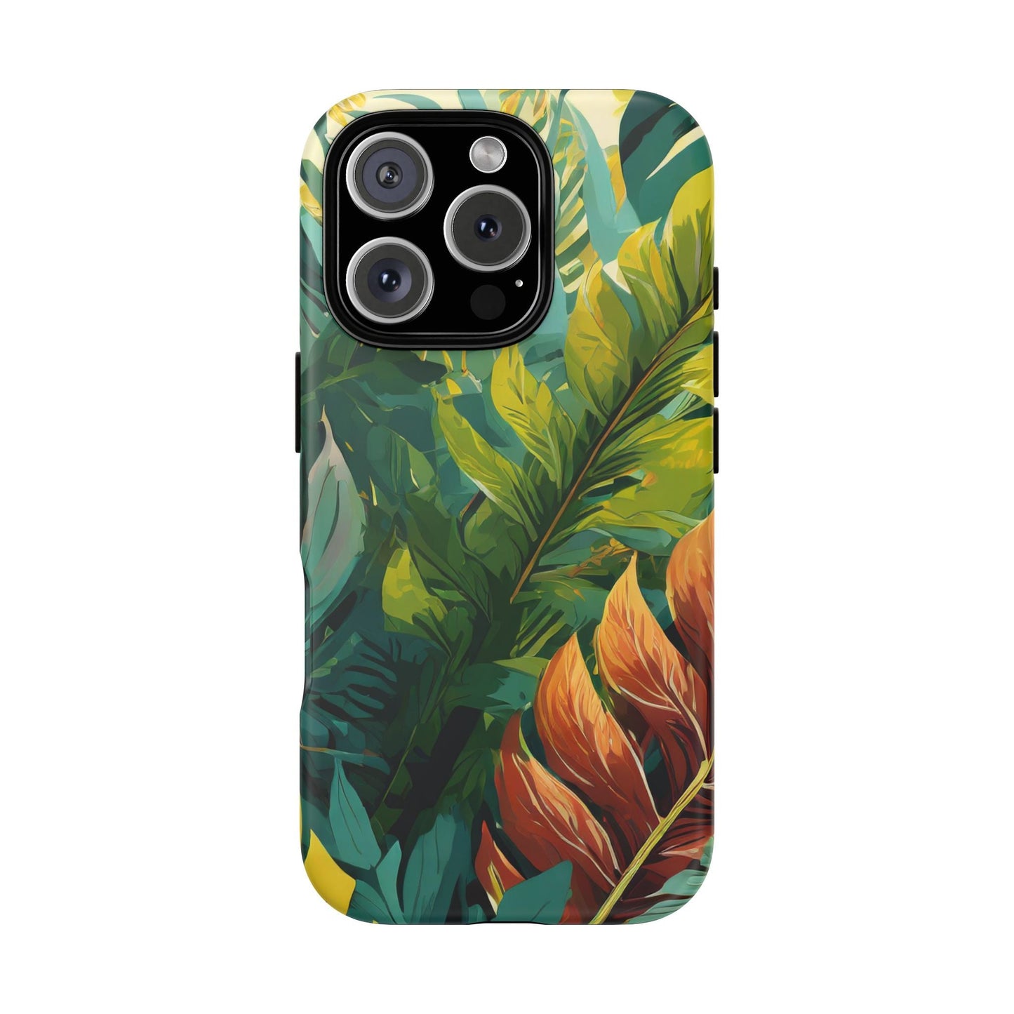 Tropical Leaf Tough Phone Case