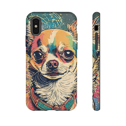 Abstract Chihuahua Tough Phone Cases