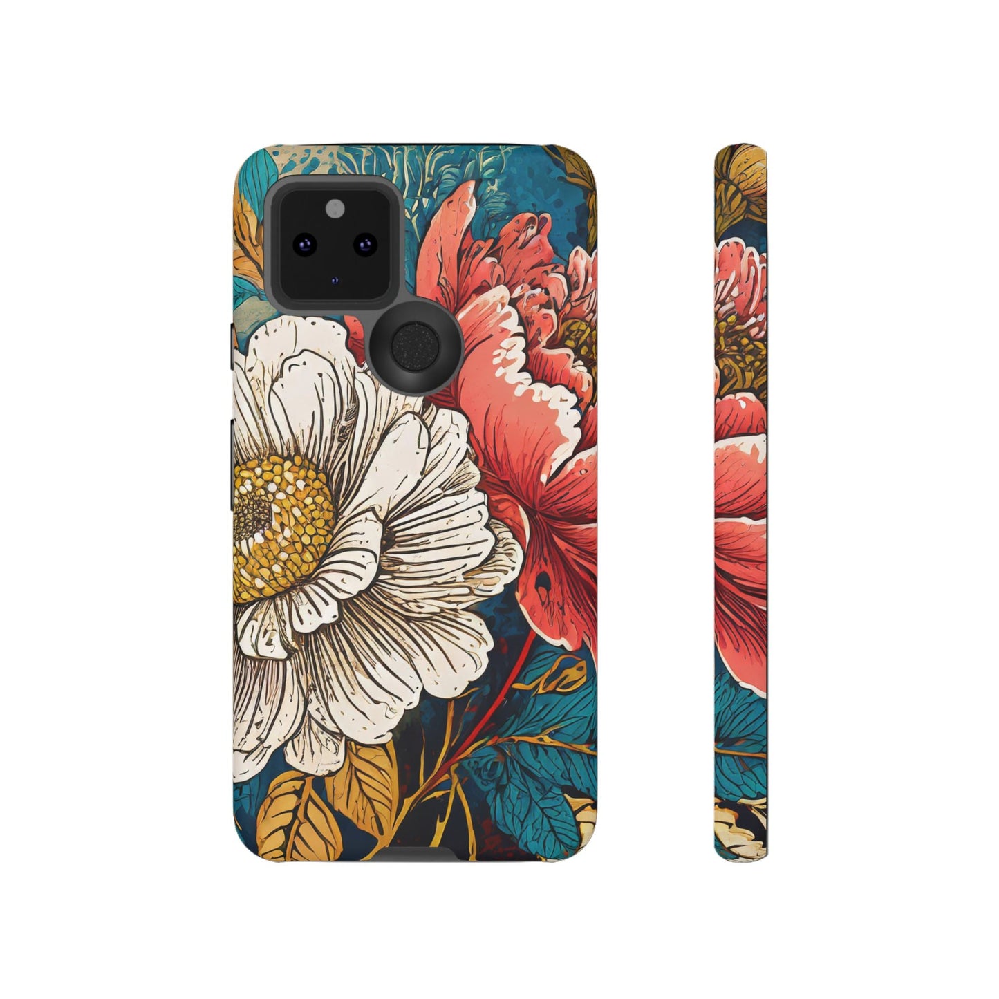 Artistic Floral Tough Phone Case
