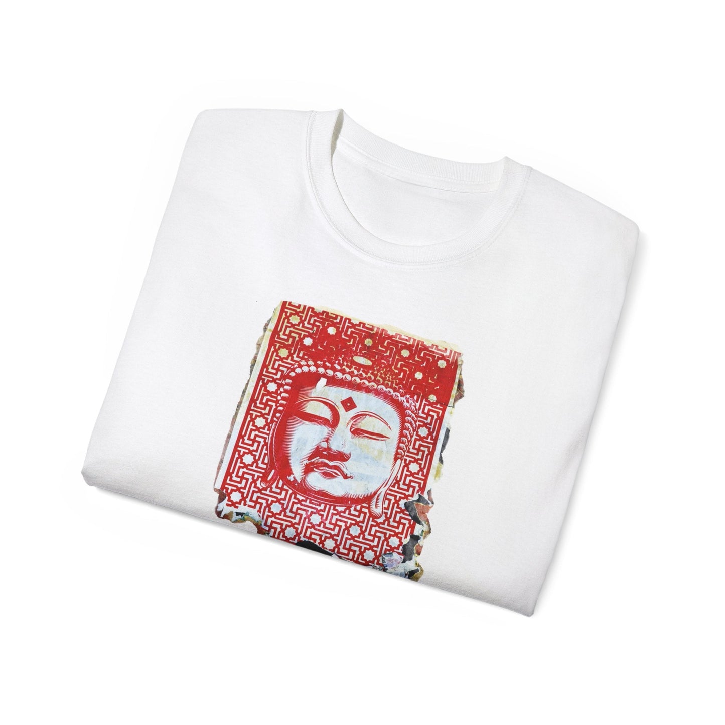Fine Art Buddha Tablet Print Unisex Ultra Cotton Tee