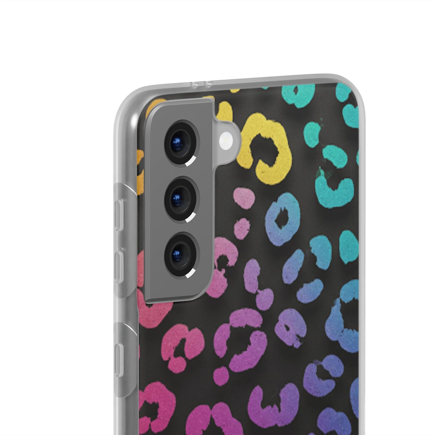 Vibrant Leopard Print Flexi Phone Case