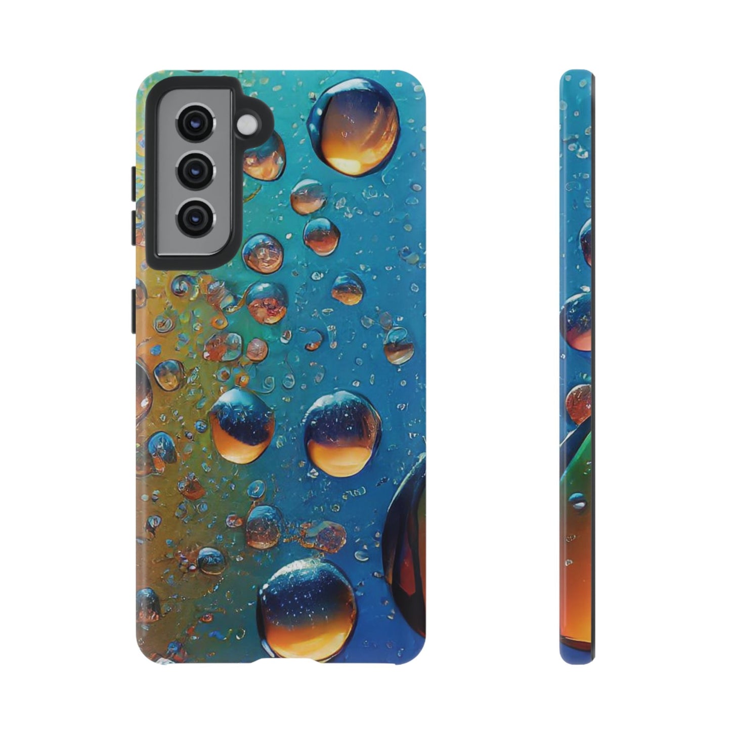 Colorful Water Droplets Tough Phone Case