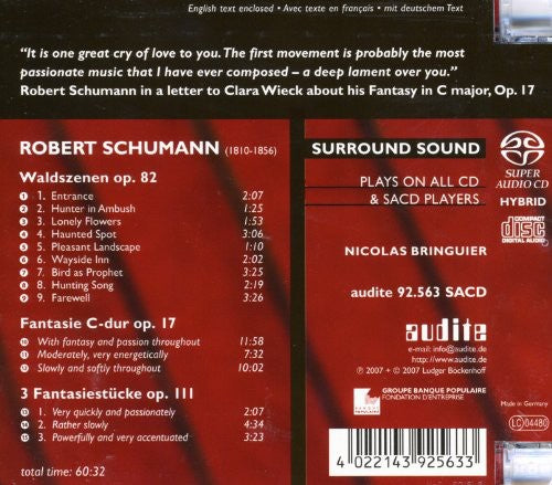R. SCHUMANN - Fantasies [CD]