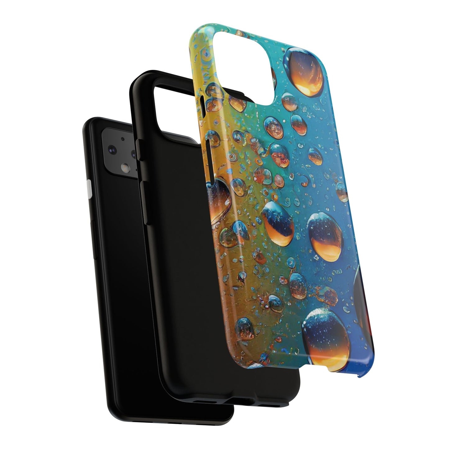 Colorful Water Droplets Tough Phone Case