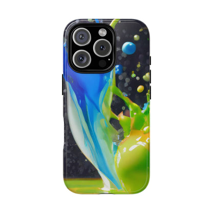 Vibrant Paint Splash Phone Case - Tough & Stylish Protection