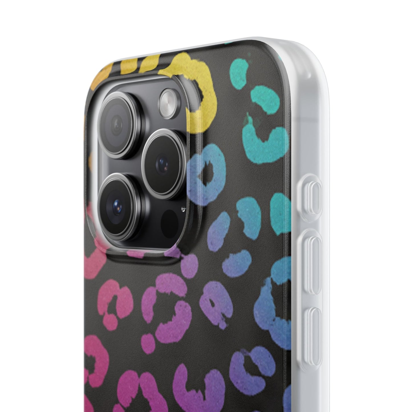 Vibrant Leopard Print Flexi Phone Case