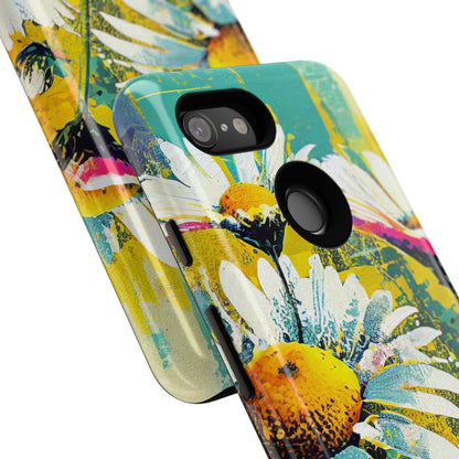 Colorful Daisy Floral Tough Phone Case