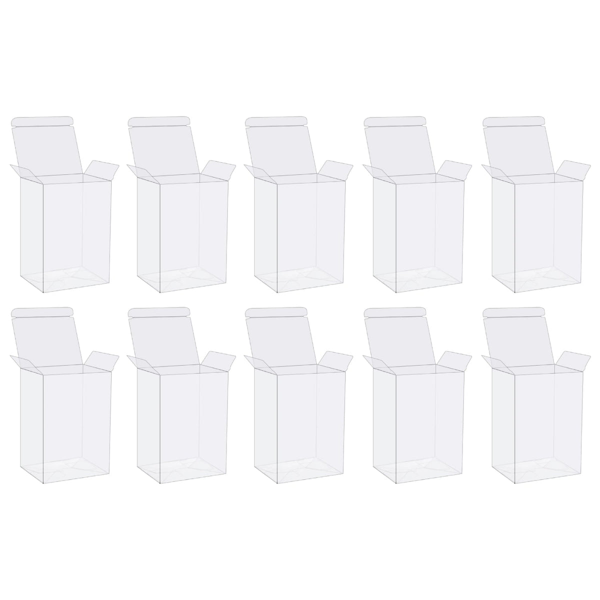Pack of 10 Protector Case for Funko Pop! Vinyl Figures - 4 inches
