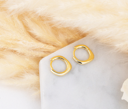 925 Sterling Silver Huggie Hoop Earrings