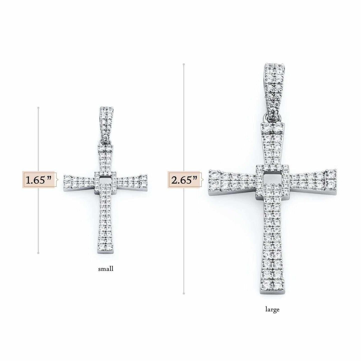Cross Pendant - 925 Sterling Silver