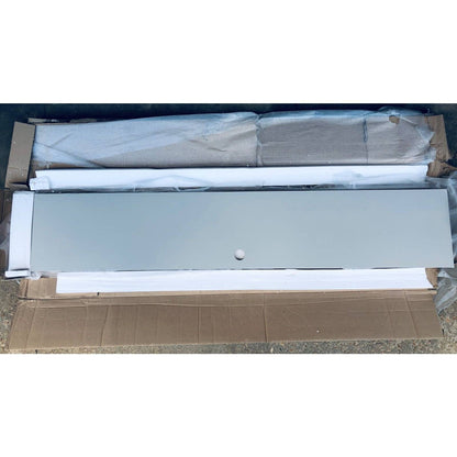 Manhattan Comfort Floating Panel TV Stand 220BMC1 Off White Wall Unit 62.99"
