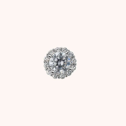 Stud Mens Earrings - Solid 925 Sterling Silver Screw Back