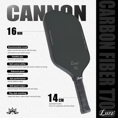 Luzz Pro Cannon Pickleball Paddle